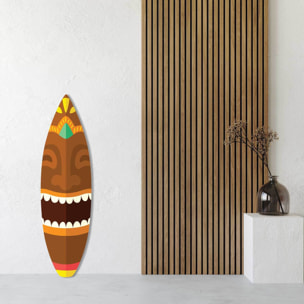 Planche de surf décorative masque tiki Tableau alu Dibond