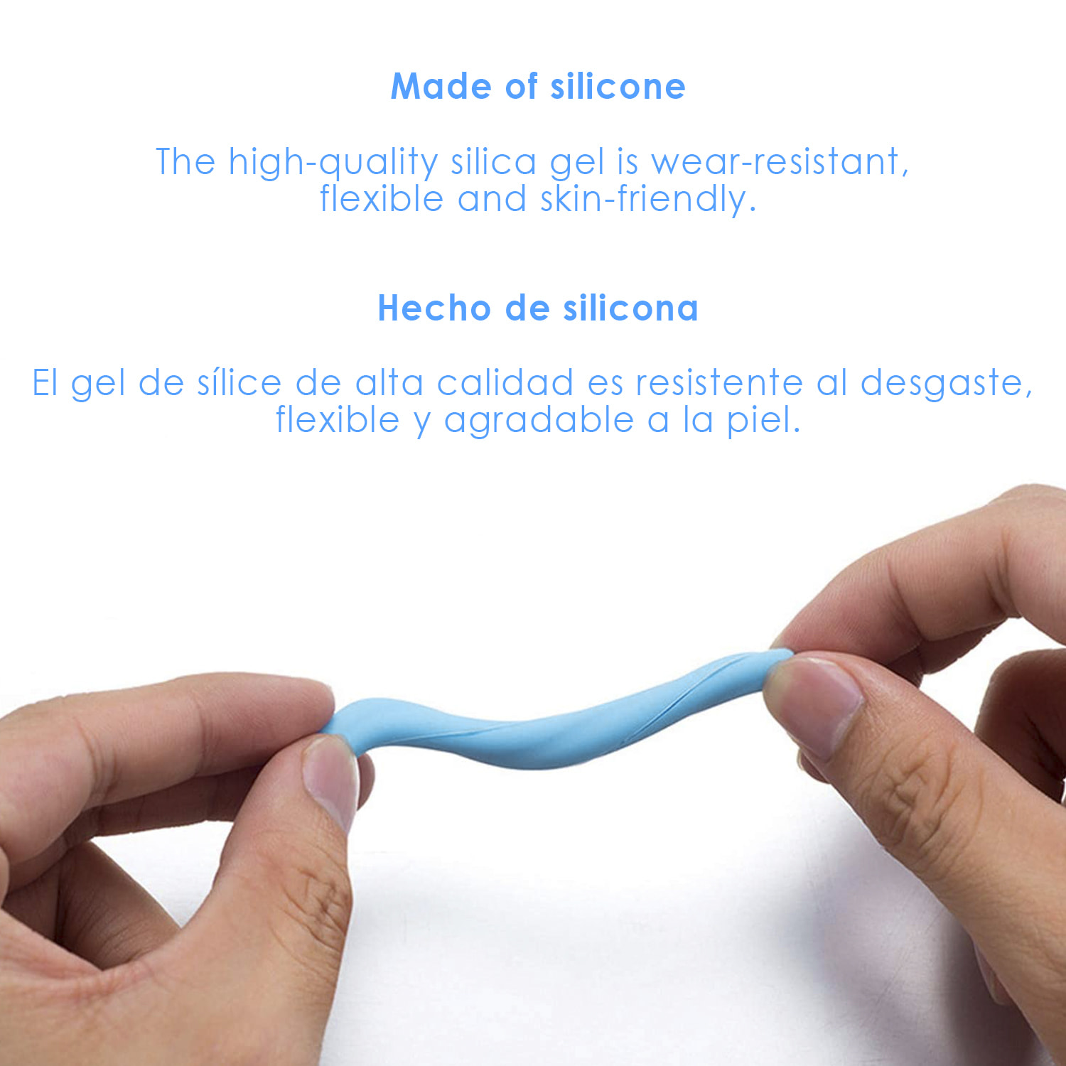 Protettore per orecchie per maschere, in silicone chirurgico