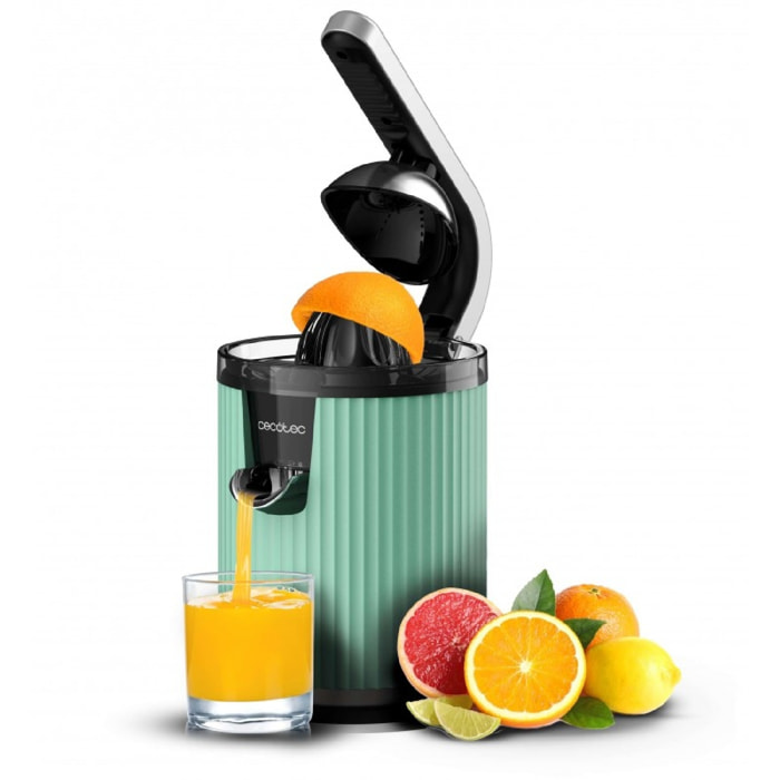 Cecotec Spremiagrumi manuale Xqueeze RetroJuice 600 Green