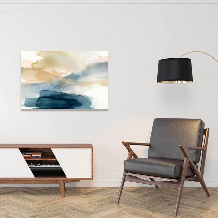 Tableau d'art bande d'aquarelle  Tableau verre acrylique