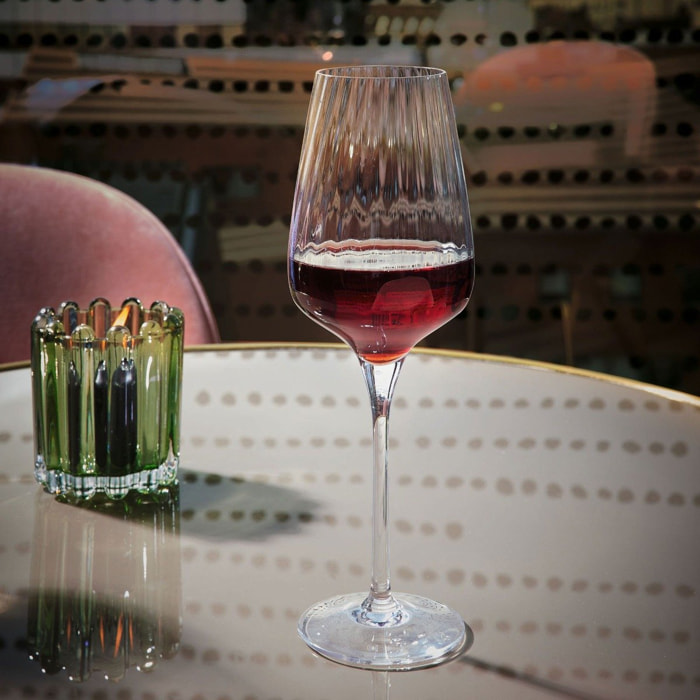 6 verres à pied 45 cl