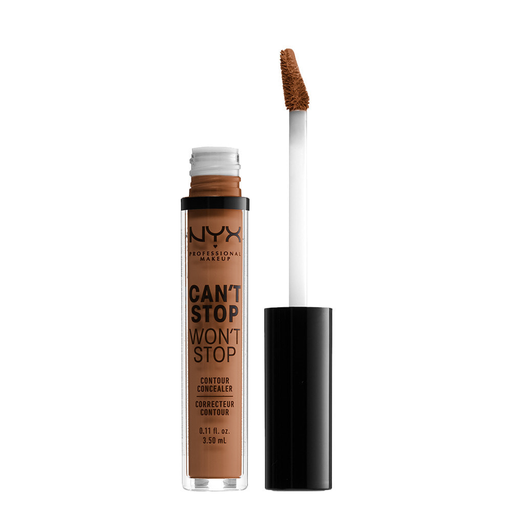 NYX Professional Makeup Anti-Cernes et Correcteur Can't Stop Won't Stop Contour Concealer Warm Caramel