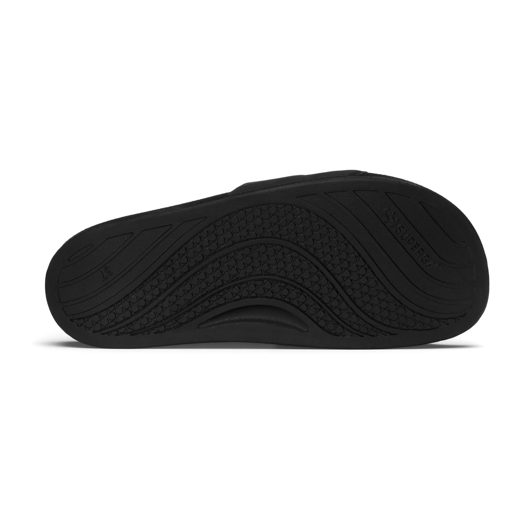 Slippers Superga Uomo Donna Nero 1908 Slides Polysoft