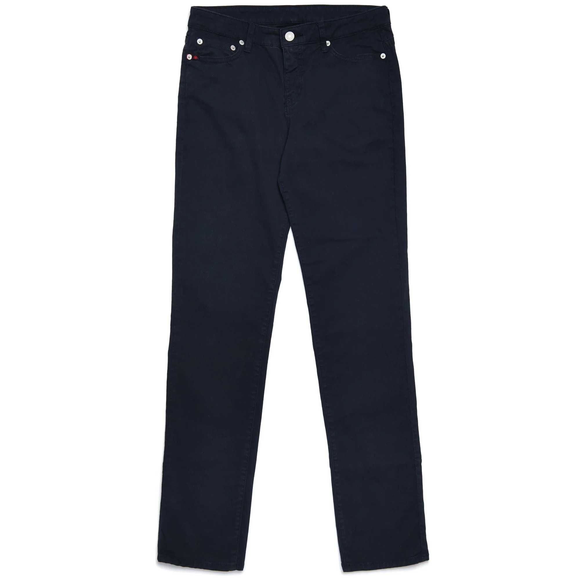 Kappa - Pantaloni Donna Blu - Debbye Comfort Peached Gabardine
