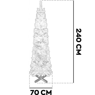 Vixen - Albero di Natale modello Slim ø70x240H cm, 800 rami