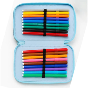 beSmart - ASTUCCIO TRIPLO 18+18 GIOTTO PREMIUM MONSTER CAR