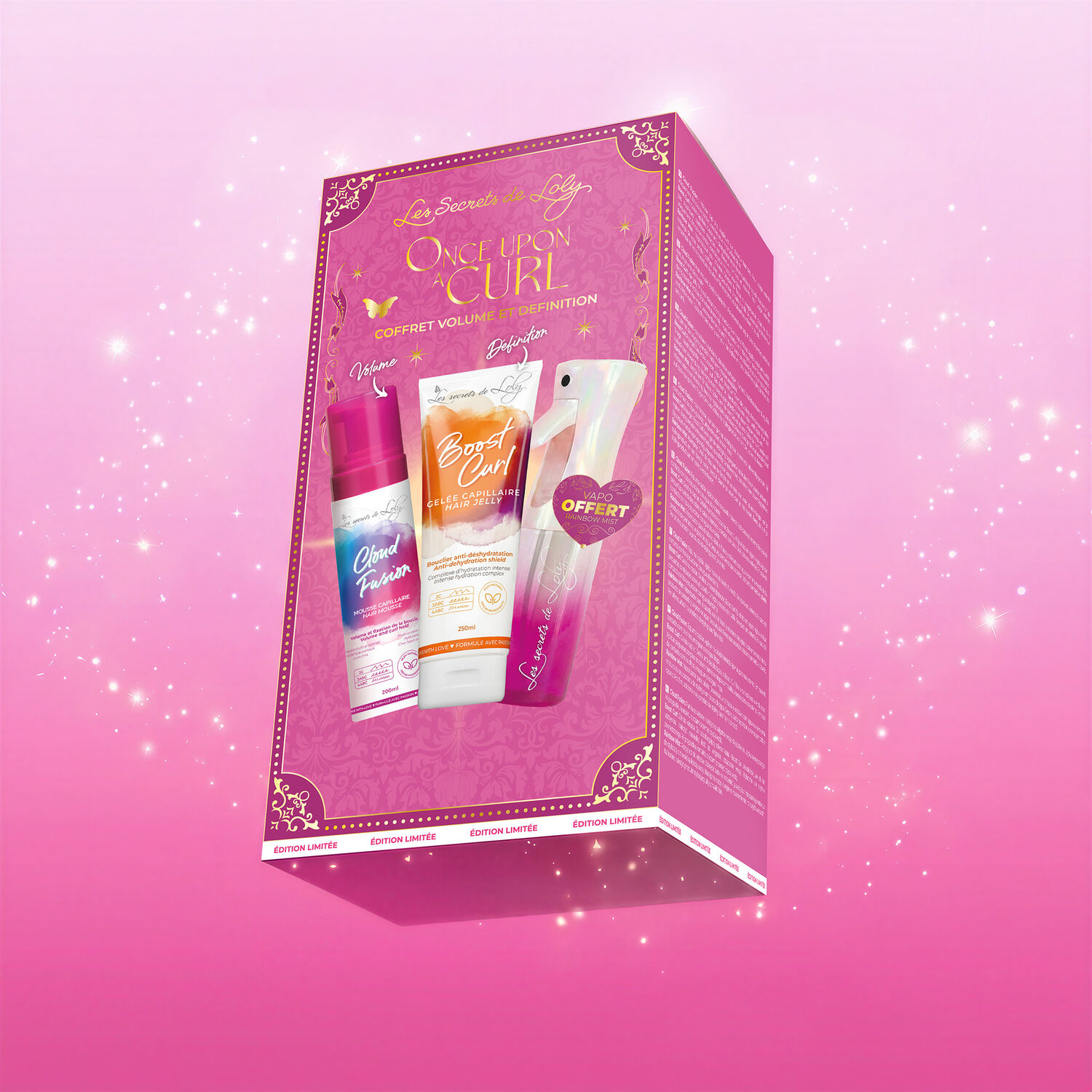 Once Upon A Curl - Coffret Gelée Capillaire Boost Curl 250ml + 2 Produits