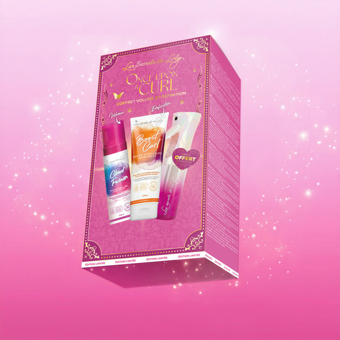 Once Upon A Curl - Coffret Gelée Capillaire Boost Curl 250ml + 2 Produits