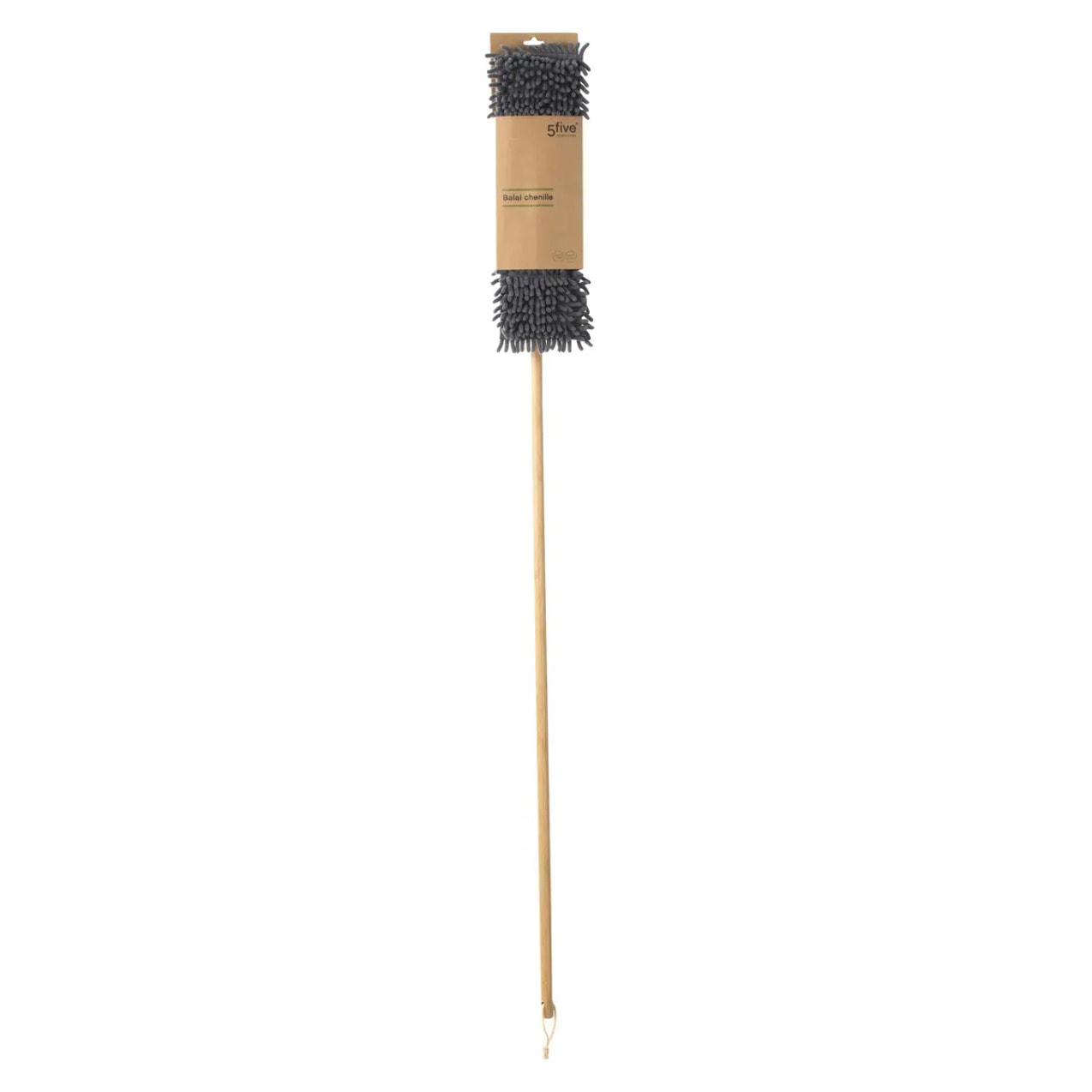 Balai microfibre manche bambou "Wood & Clean"