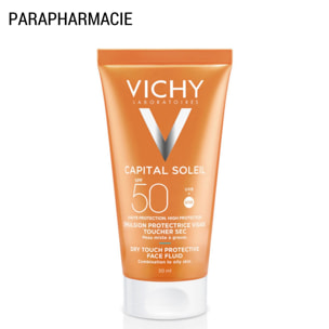 Idéal Soleil SPF 50 - Crème Visage Onctueuse Perfectrice de Peau 50 ml