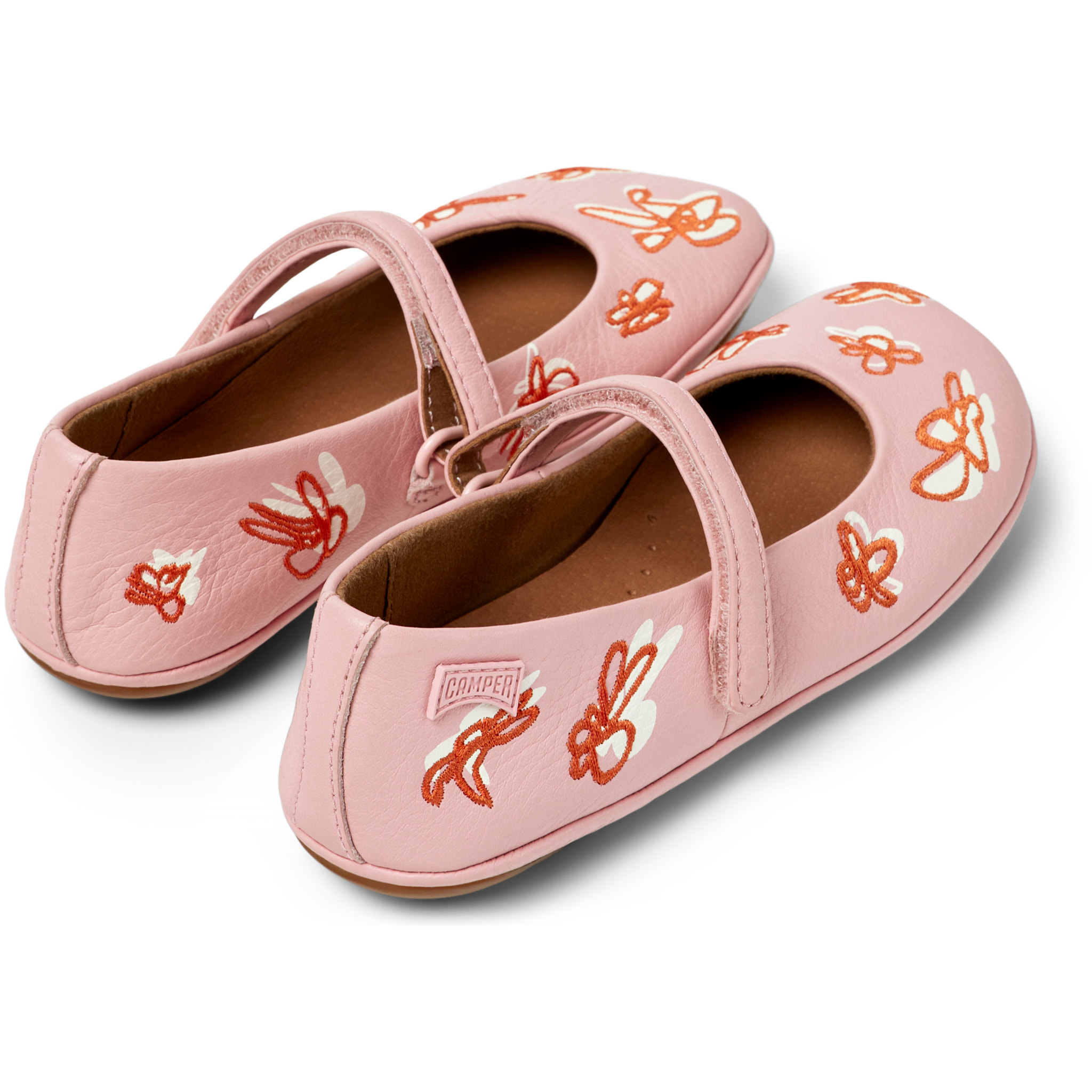 Bailarinas - CAMPER Right Twins - Rosa - Cuero liso