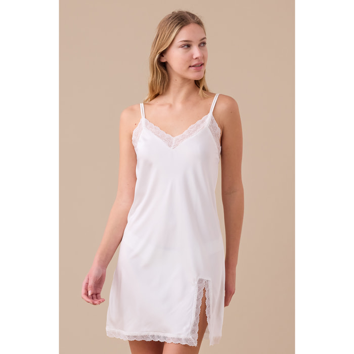 Camicia da notte donna raso articolo bride. Noidinotte