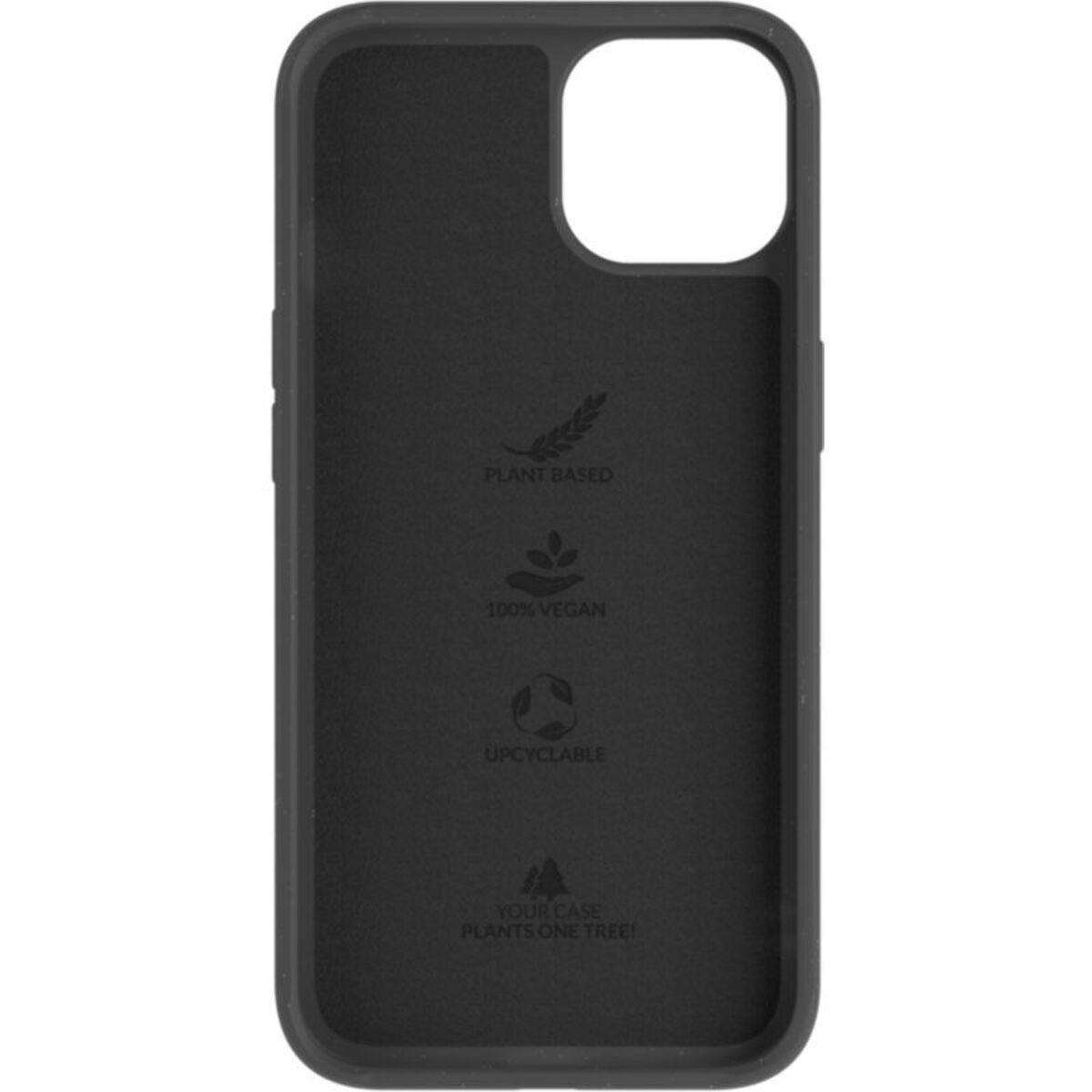 Coque bumper WOODCESSORIES iPhone 14 Plus BioCase noir