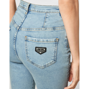 PHILIPP PLEIN Jegging de cintura alta ICONIC PLEIN