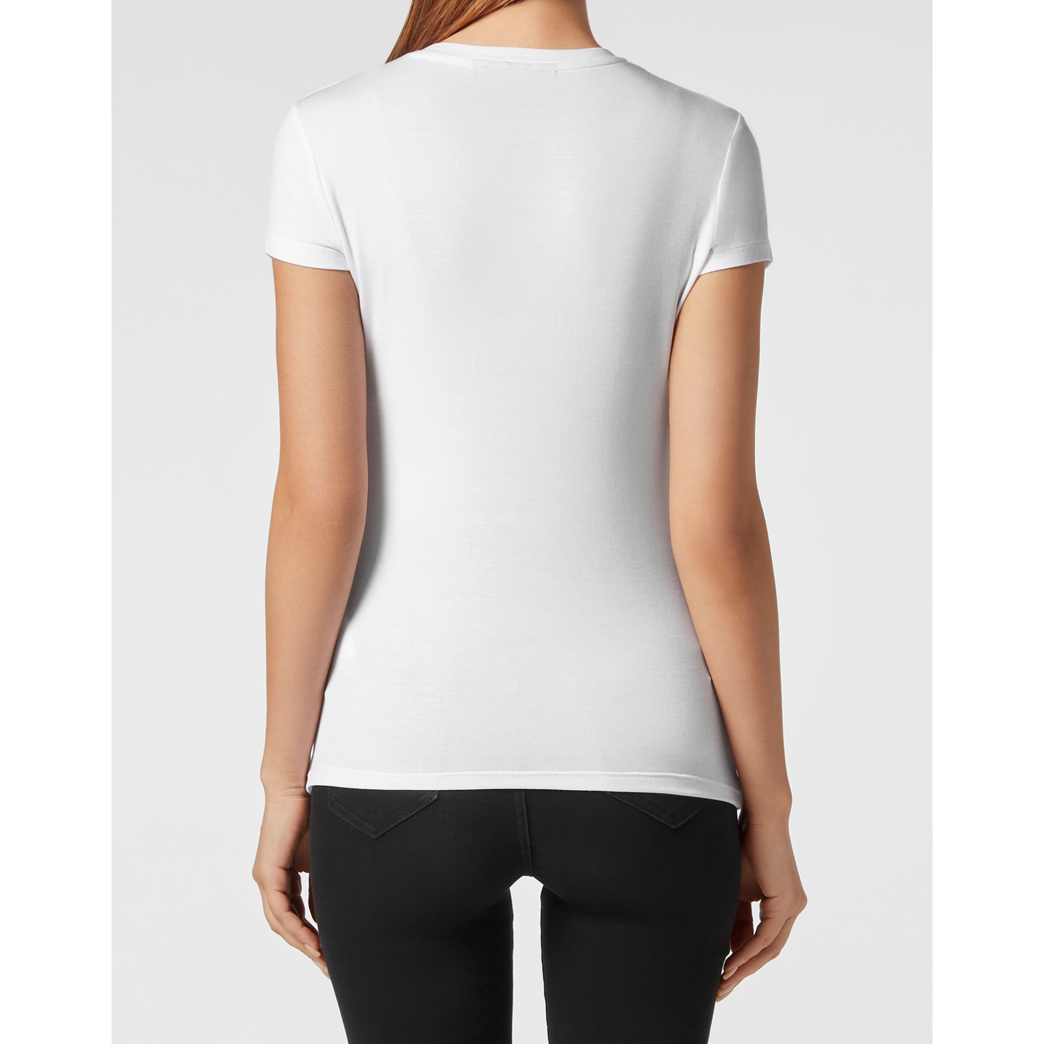 PHILIPP PLEIN Camiseta cuello pico