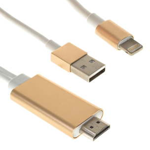 CAVO HDMI PER iPHONE / iPAD LIGHTNING 8 PIN