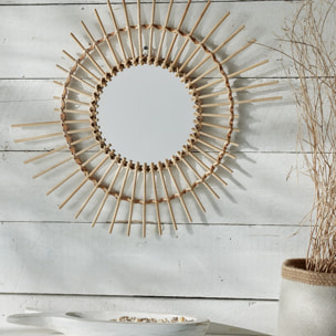 Miroir rond coquillage BEACH HOUSE