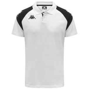 Kappa - Polo Shirts Uomo Bianco - Kappa4Football Lanetto