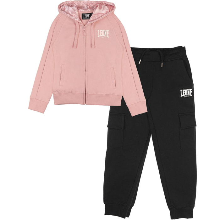 Tuta da bambina in cotone non garzato Leone Summer