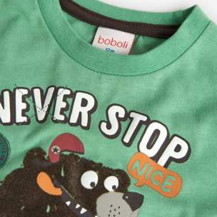 Camiseta punto de bebé niño -BCI