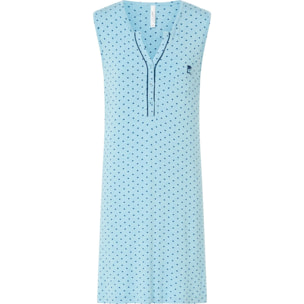 Camisón corto turquesa