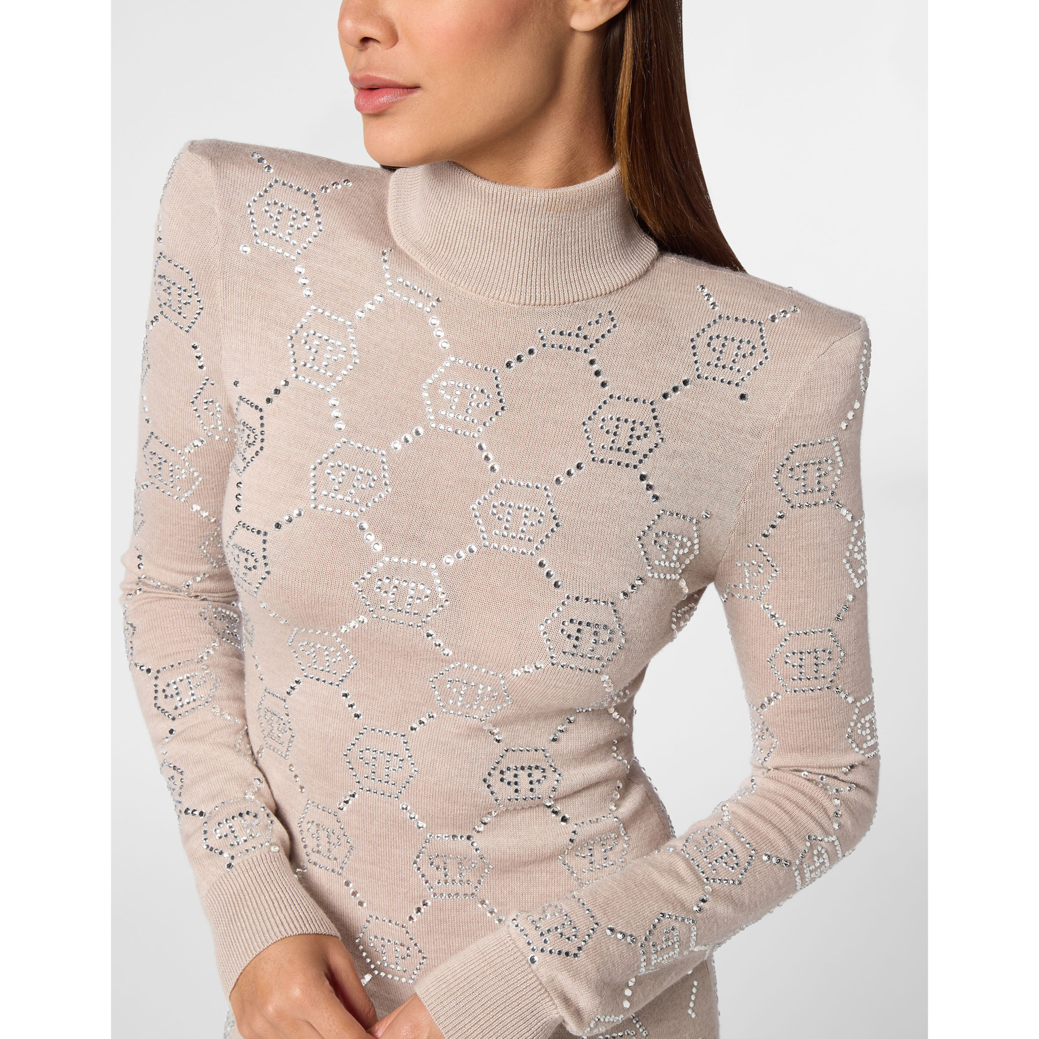 PHILIPP PLEIN Vestido de punto MONOGRAM