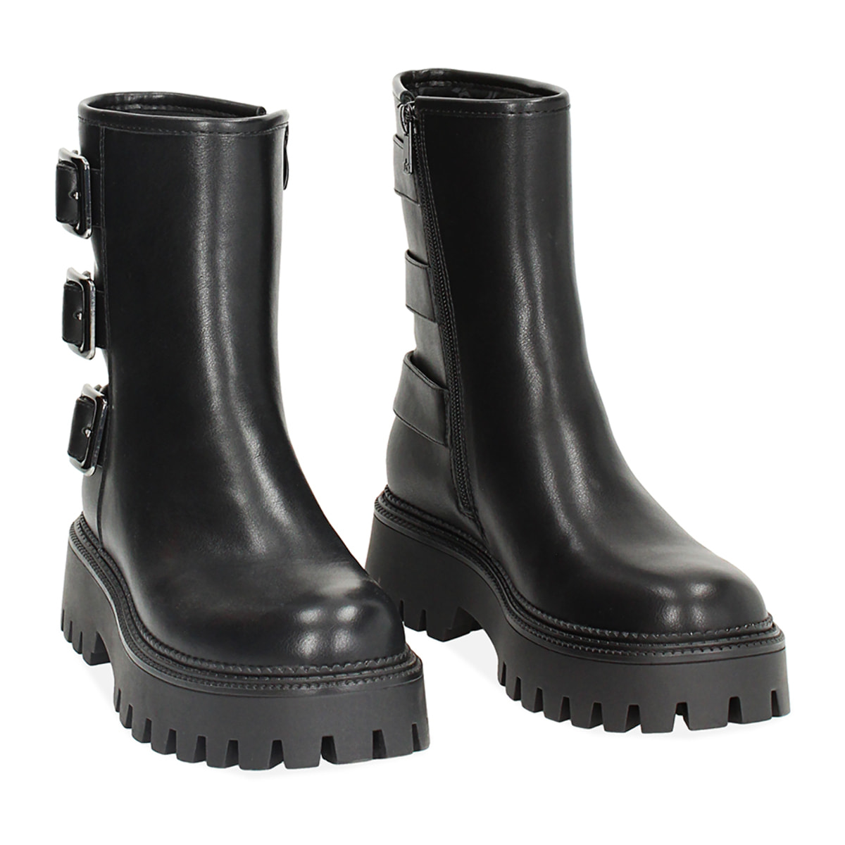 Botas biker negras