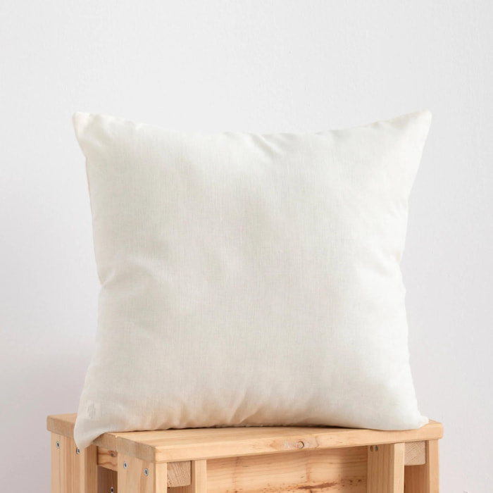 Housse de coussin 100% lin Naturel 50x50 cm