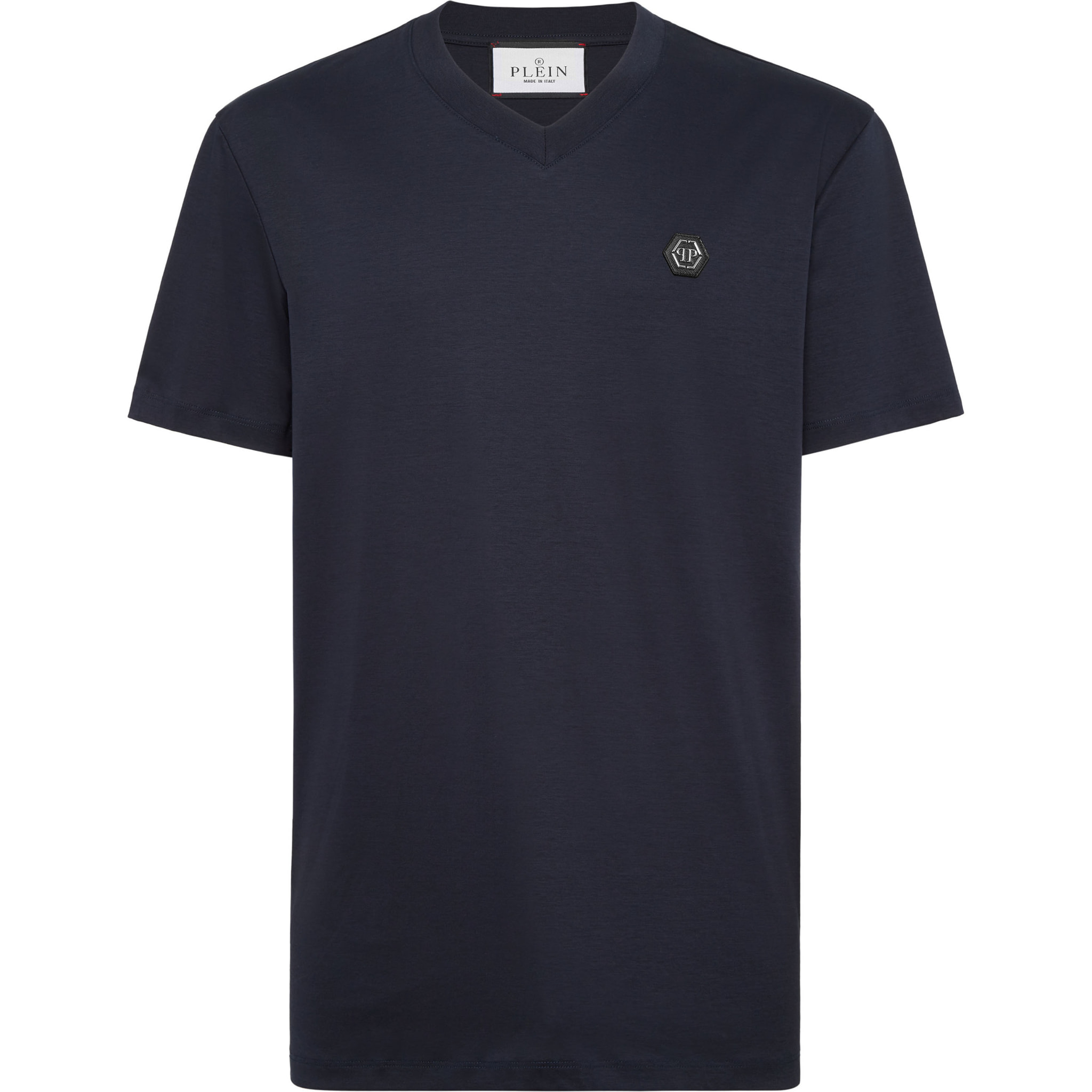 PHILIPP PLEIN T-Shirt V-Neck Ss HEXAGON