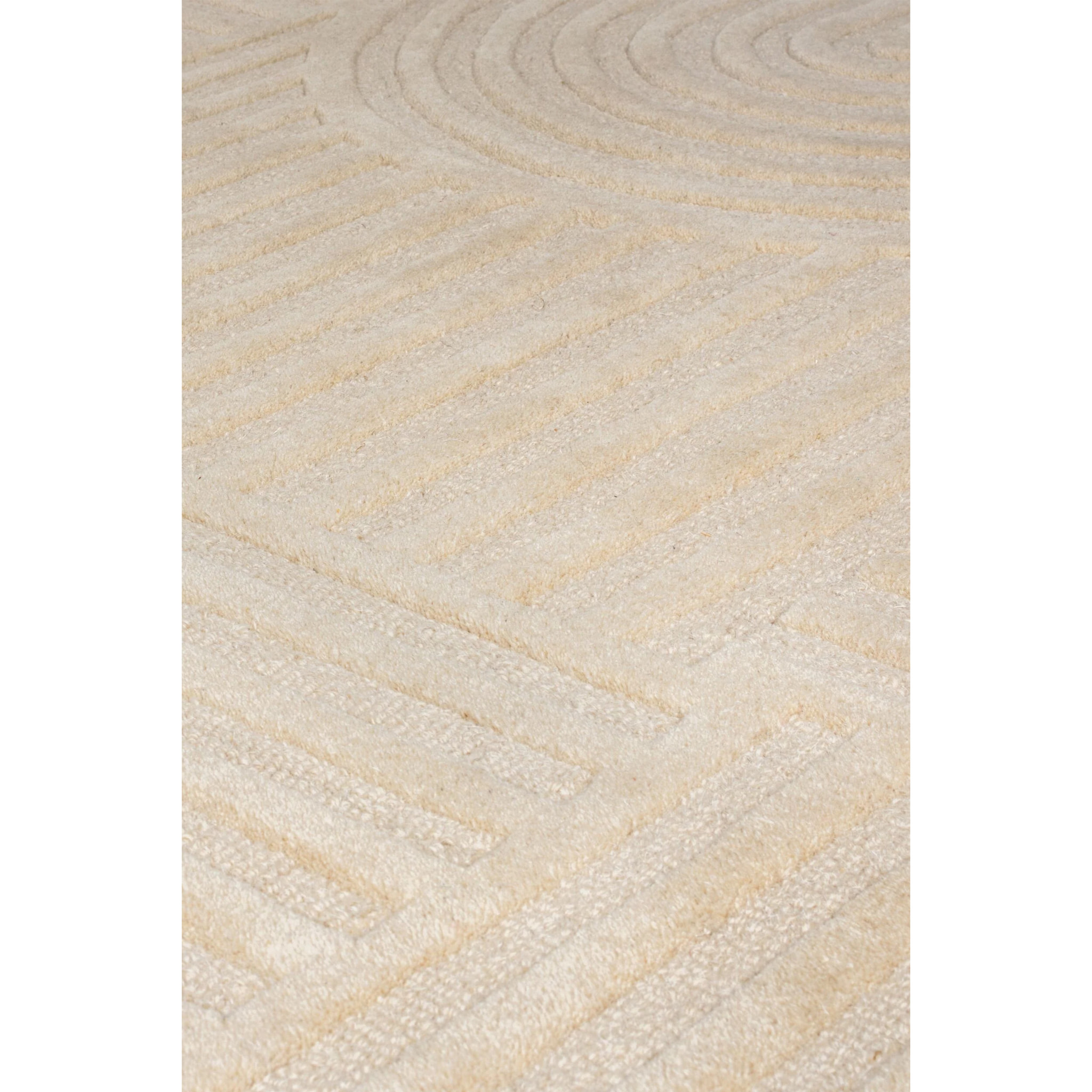 Tapis en laine rond ZEN GARDEN