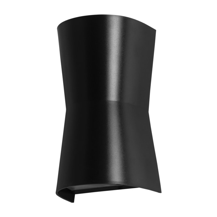 Forlight Aplique ASIMETRIC Negro Matizado - Iluminación Decorativa Moderna, Personalizable con Bombilla Elegida, Material Resistente ABS y Policarbonato, Diseño Funcional para el Hogar