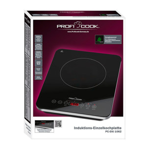 Plaque de cuisson à induction Proficook PC-EKI 1062 Noir