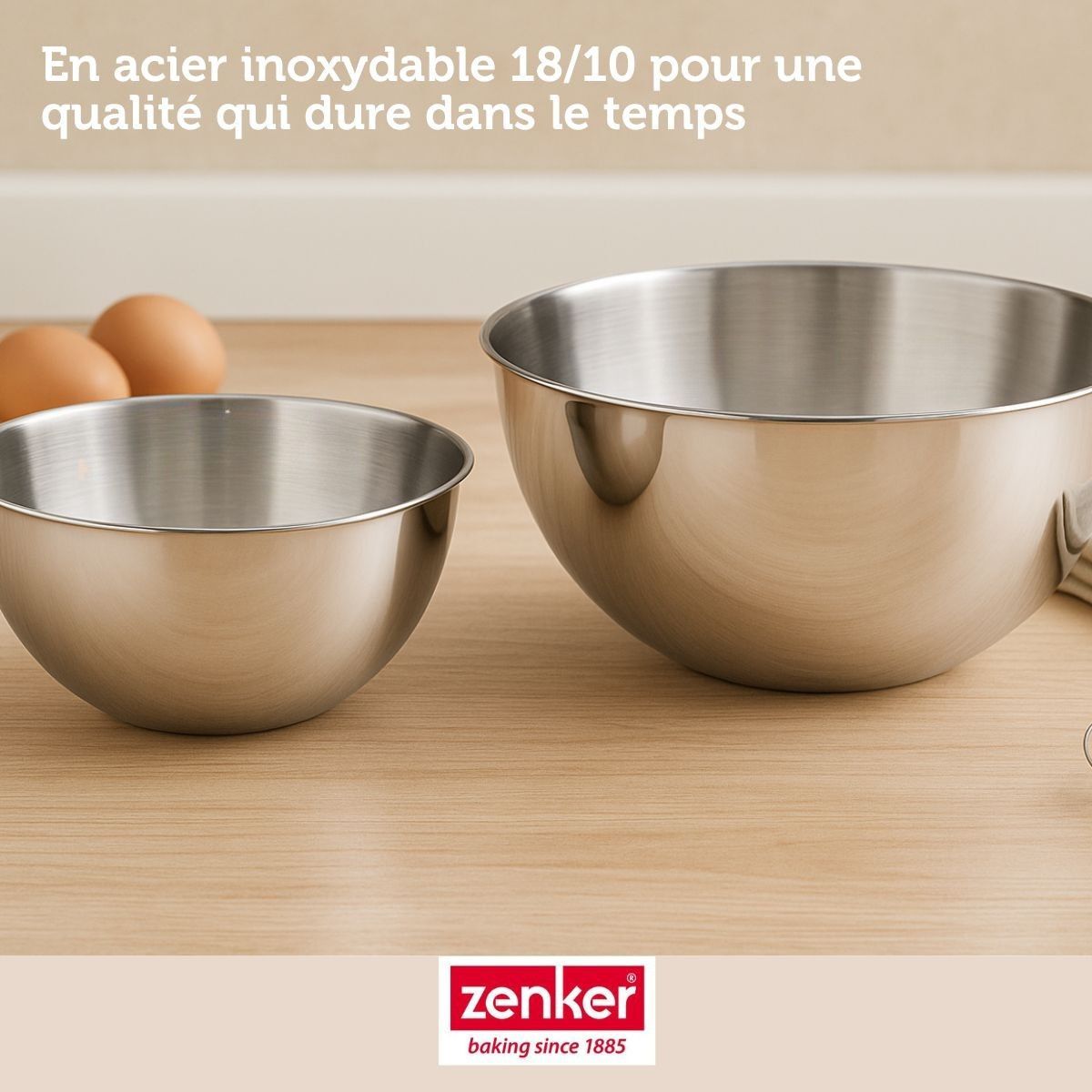 Zenker Set pâtisserie moule à manqué cire de carnauba