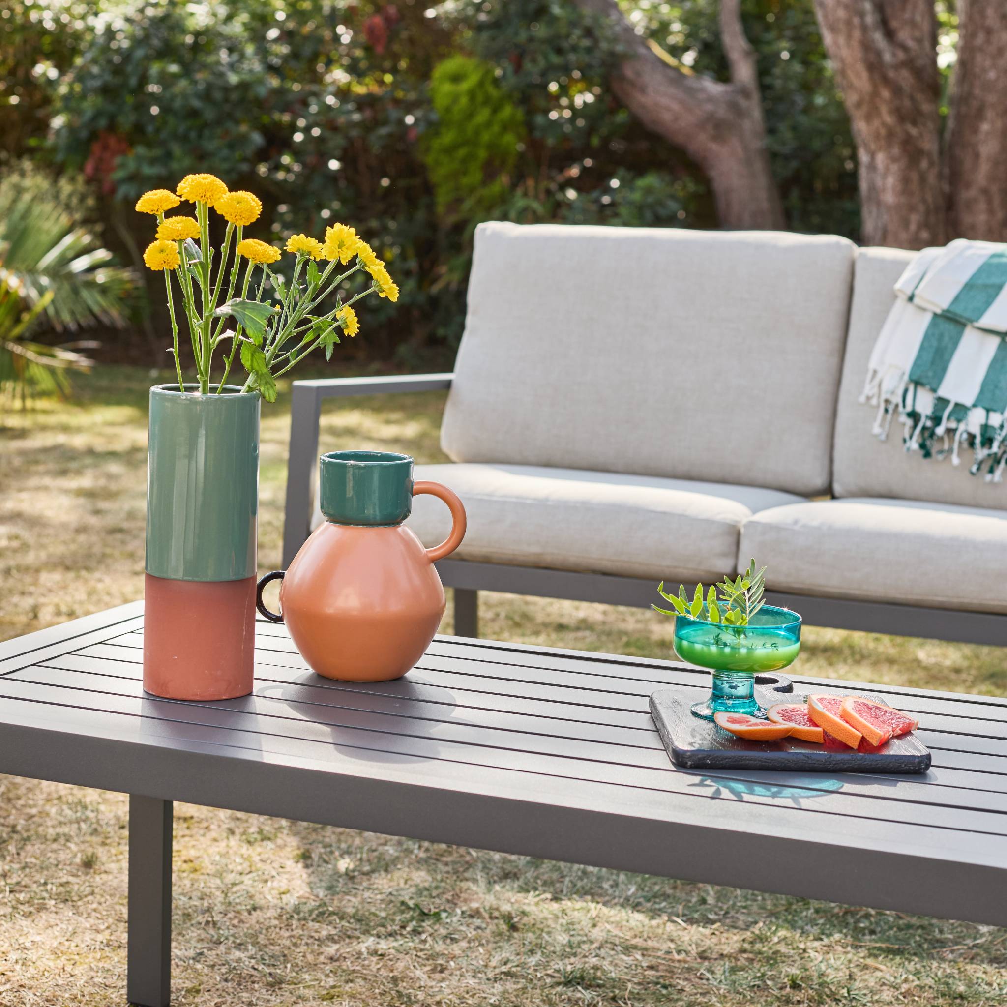 Salon de jardin aluminium 4 places ONARA