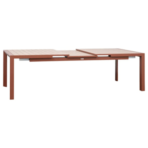 Table de jardin 10 places Evasion extensible miel/acajou