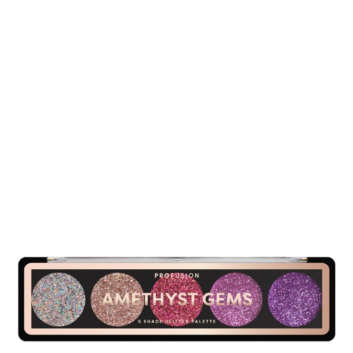 Palette Yeux Glitter - Amethyst Gems 42 g