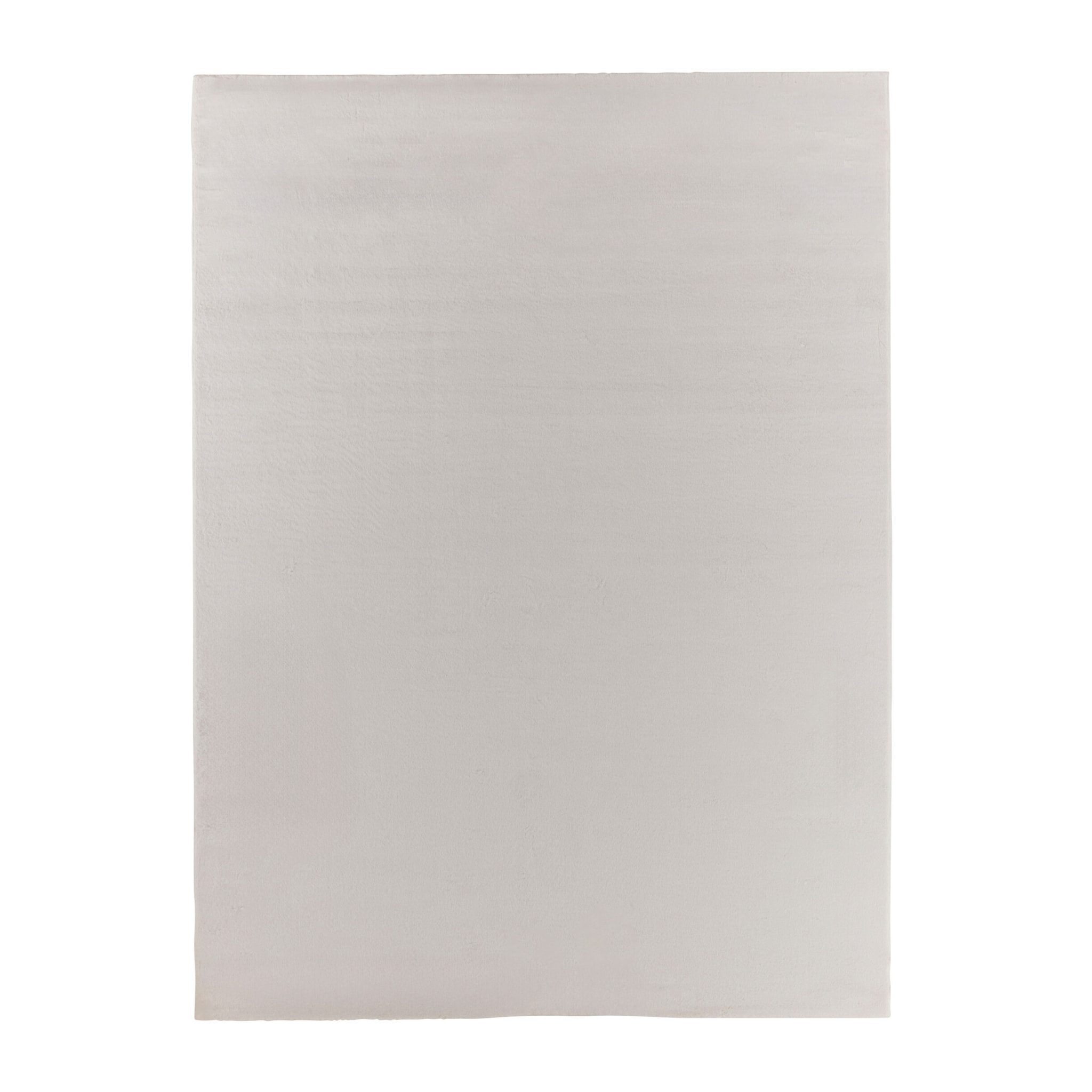 NUBE - Tapis doux et moelleux à poils courts blanc - NUB6000BLA