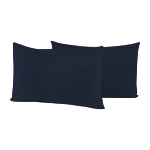 COPPIA FEDERE ELEGANT, 100% Microfibra - BLU SCURO