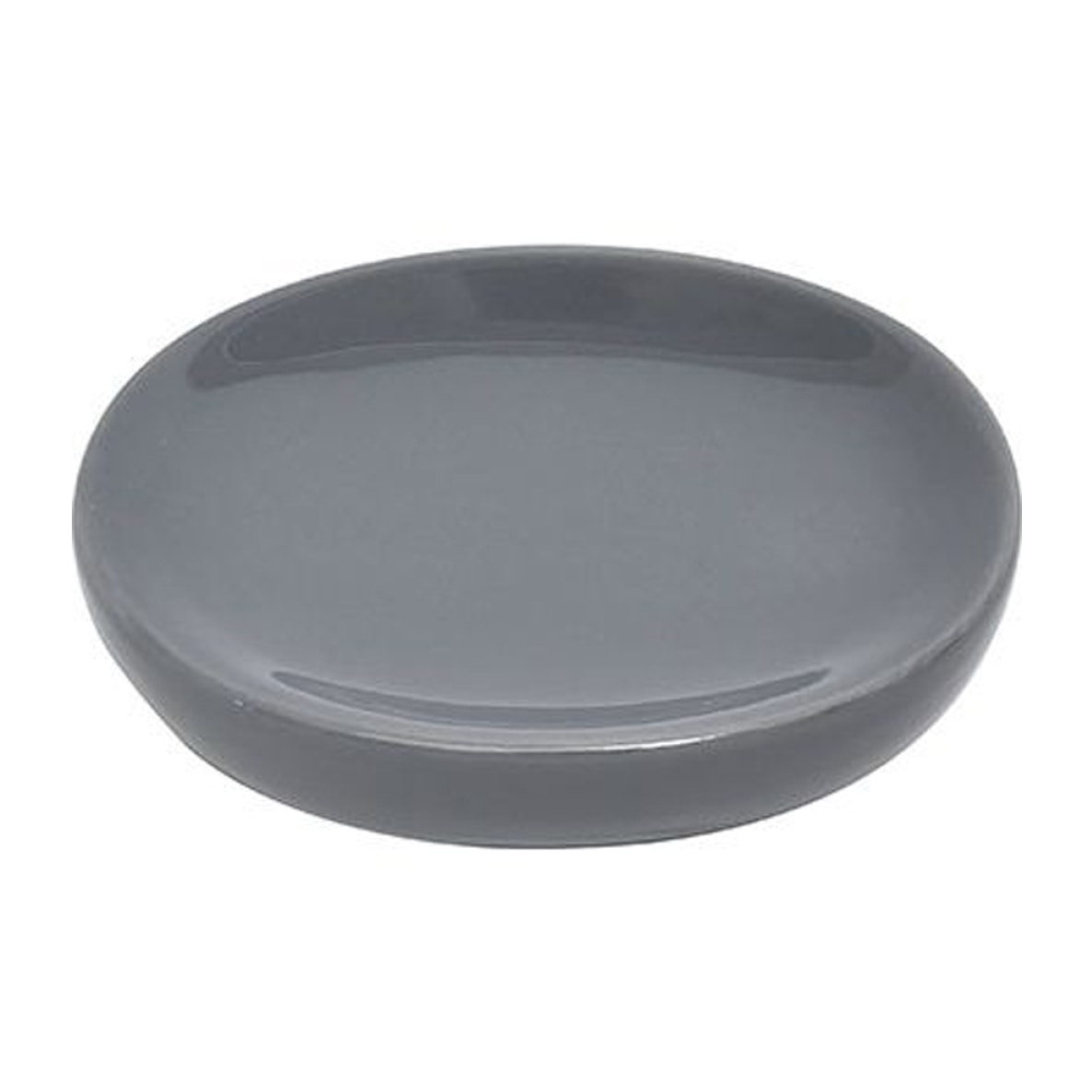 Jabonera oval hecha en dolomite gris