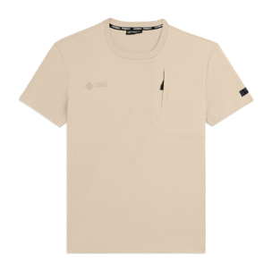 T-shirt Comfort con Taschino e Inserti Rip-Stop