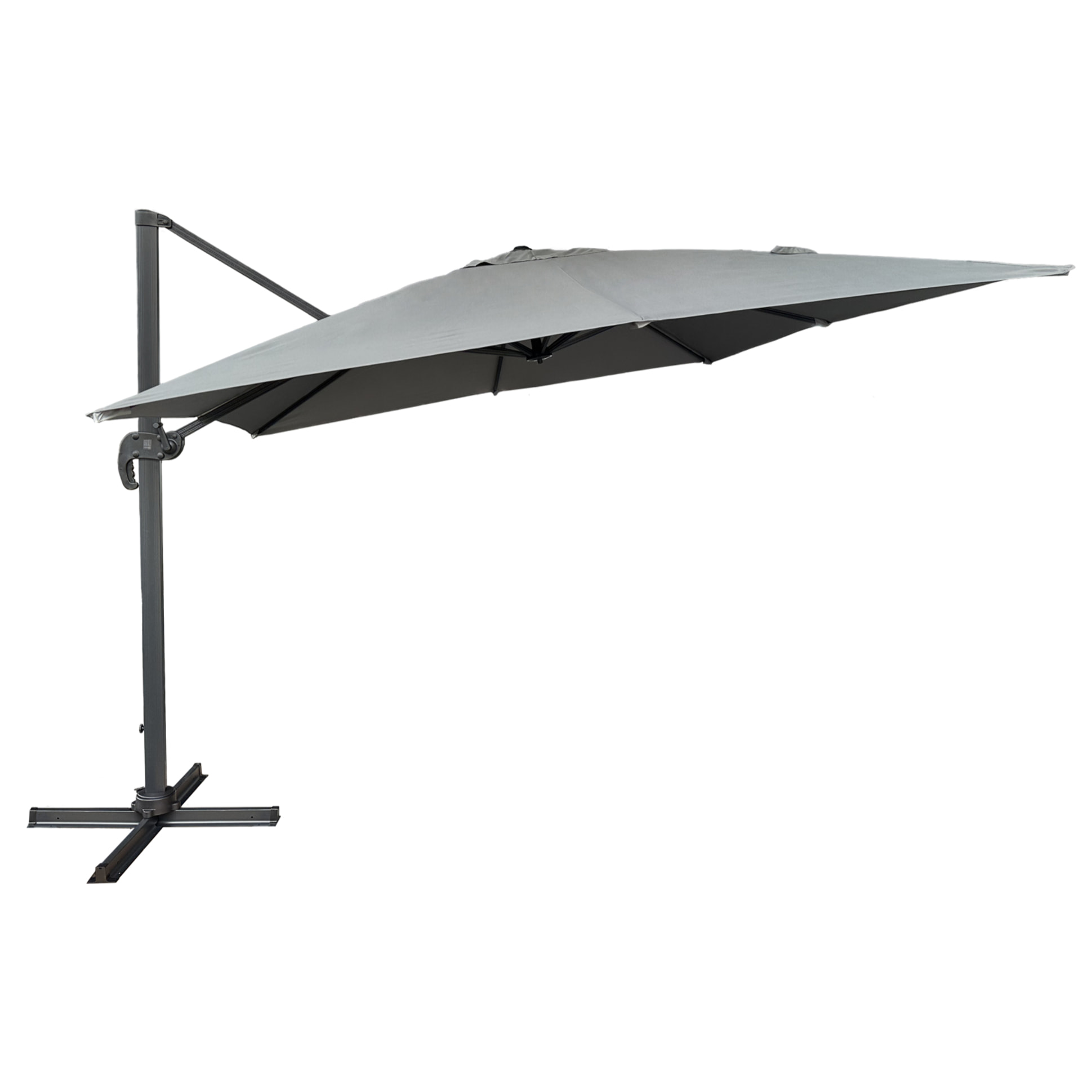 Parasol déporté MOLOKAI carré avec housse -