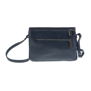 Borsa a tracolla da donna Made in Italy - Modello Seraphina Lux - 100% pelle - 26.0 x 18.0 x 4.0 cm