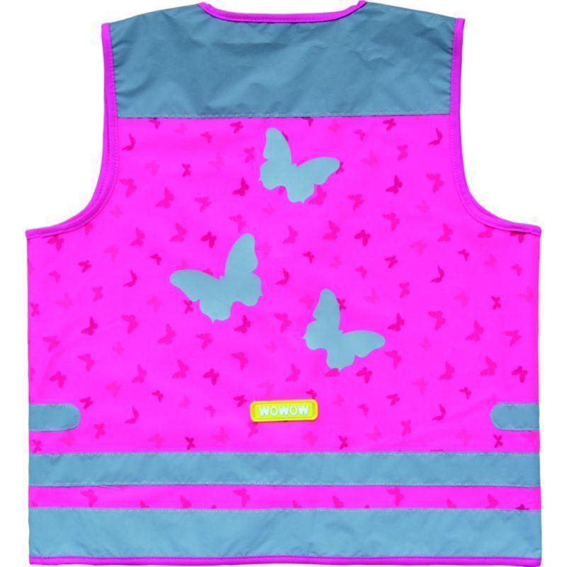 Gilet réfléchissant WOWOW rose pour enfant - Taille L