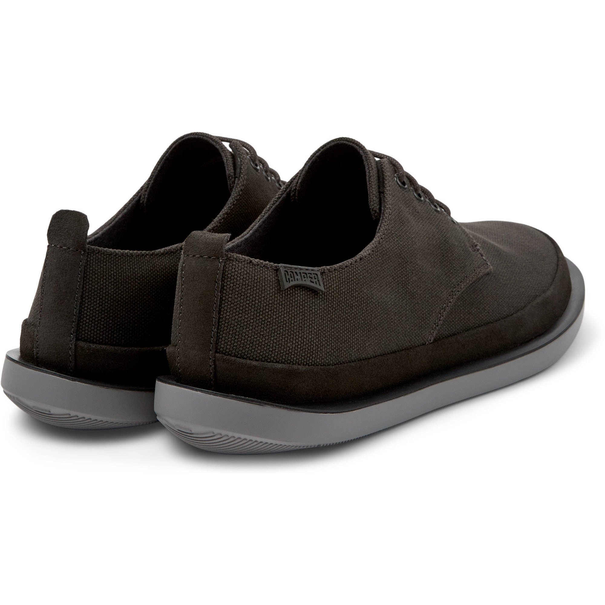 Zapatos de cordones - CAMPER Wagon - Gris - Tejido natural