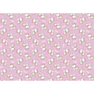 Telo Arredo Multiuso Copritutto 100% Cotone Unicorno