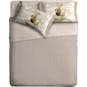 Completo letto 1 Piazza e mezzo IPERSAN fotografico Fine-Art Bunnies