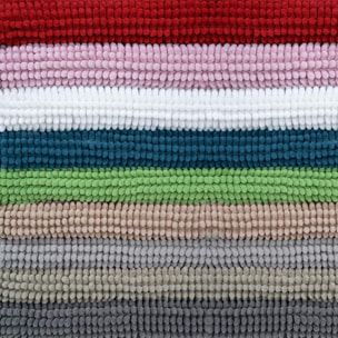 PARURE 3 TAPPETI BAGNO POPPY , TAPPETO: 45x75 cm + 2 GIRO WATER: 45x40 cm