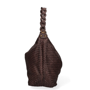 Borsa a spalla da donna - Modello Asteria - Vera pelle - 46.0 x 33.0 x 15.0 cm