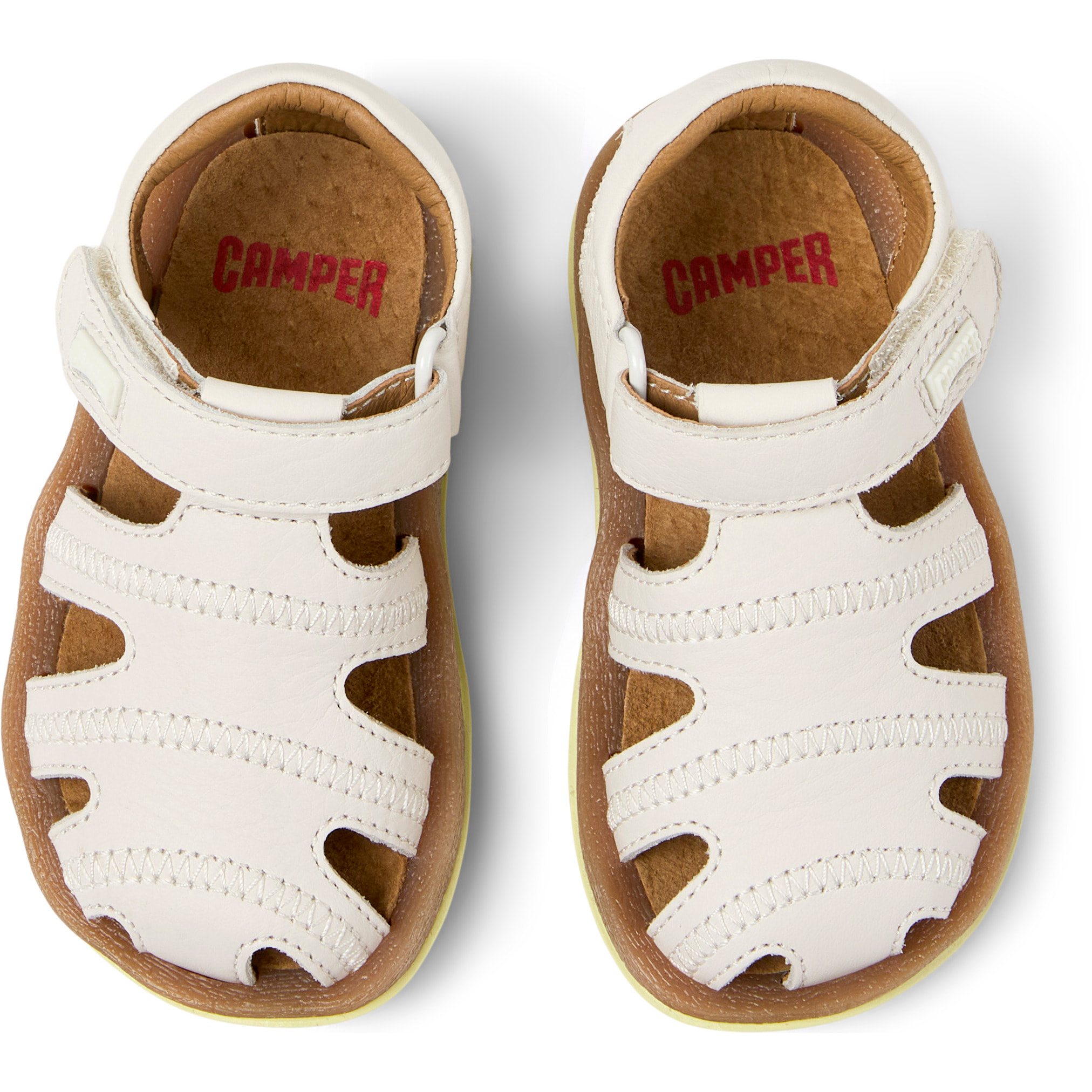 Sandalias - CAMPER Bicho - Blanco - Cuero liso