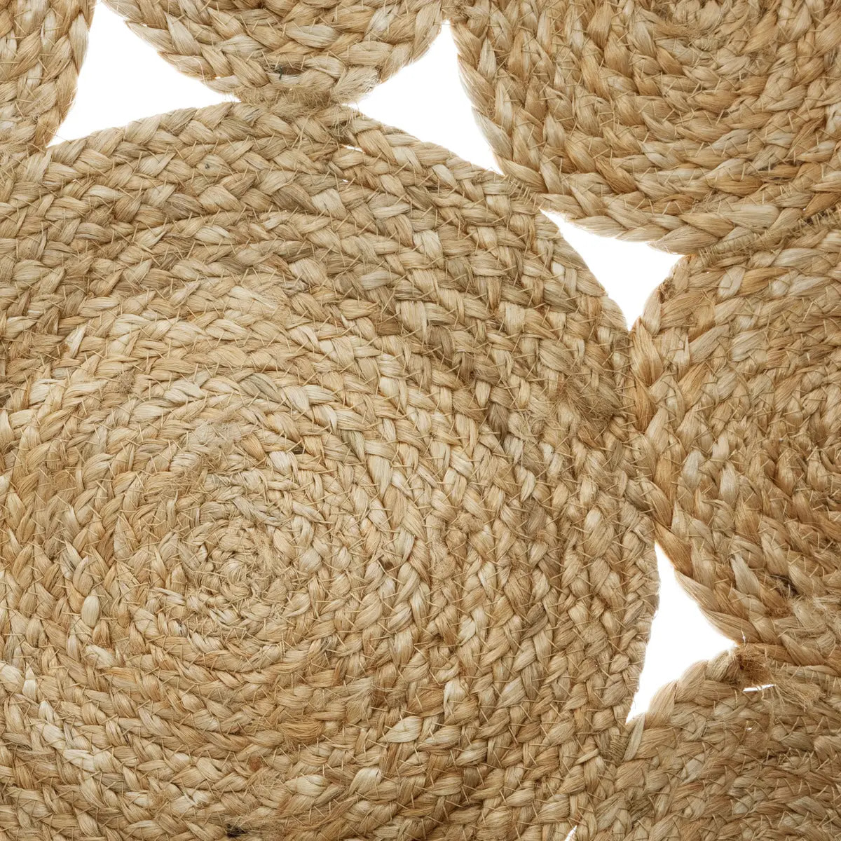 Tapis ajouré "Esra" jute D80cm